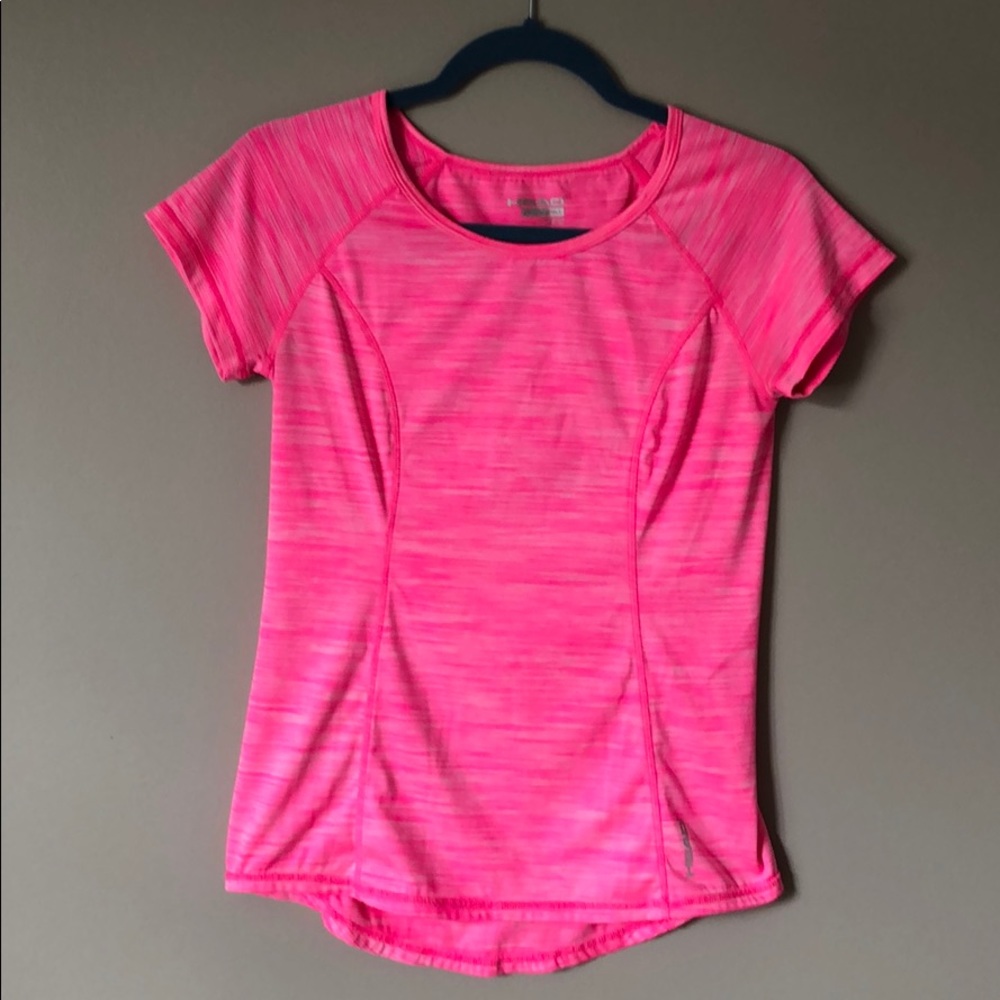 HOT PINK Athletic Shirt HEAD Brand Like New!